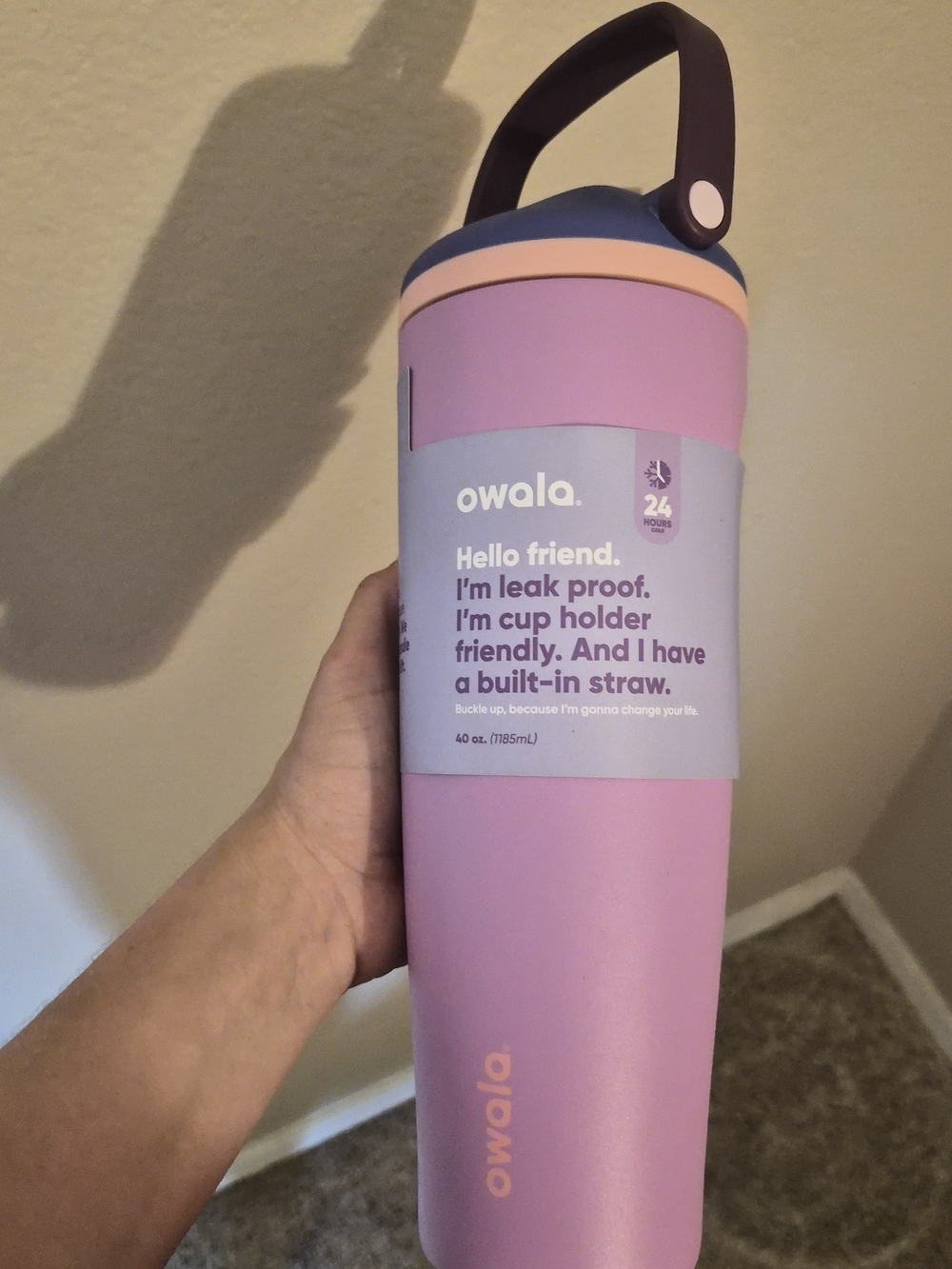 NWT 40oz Owala FreeSip Sway - Pretty in Purple